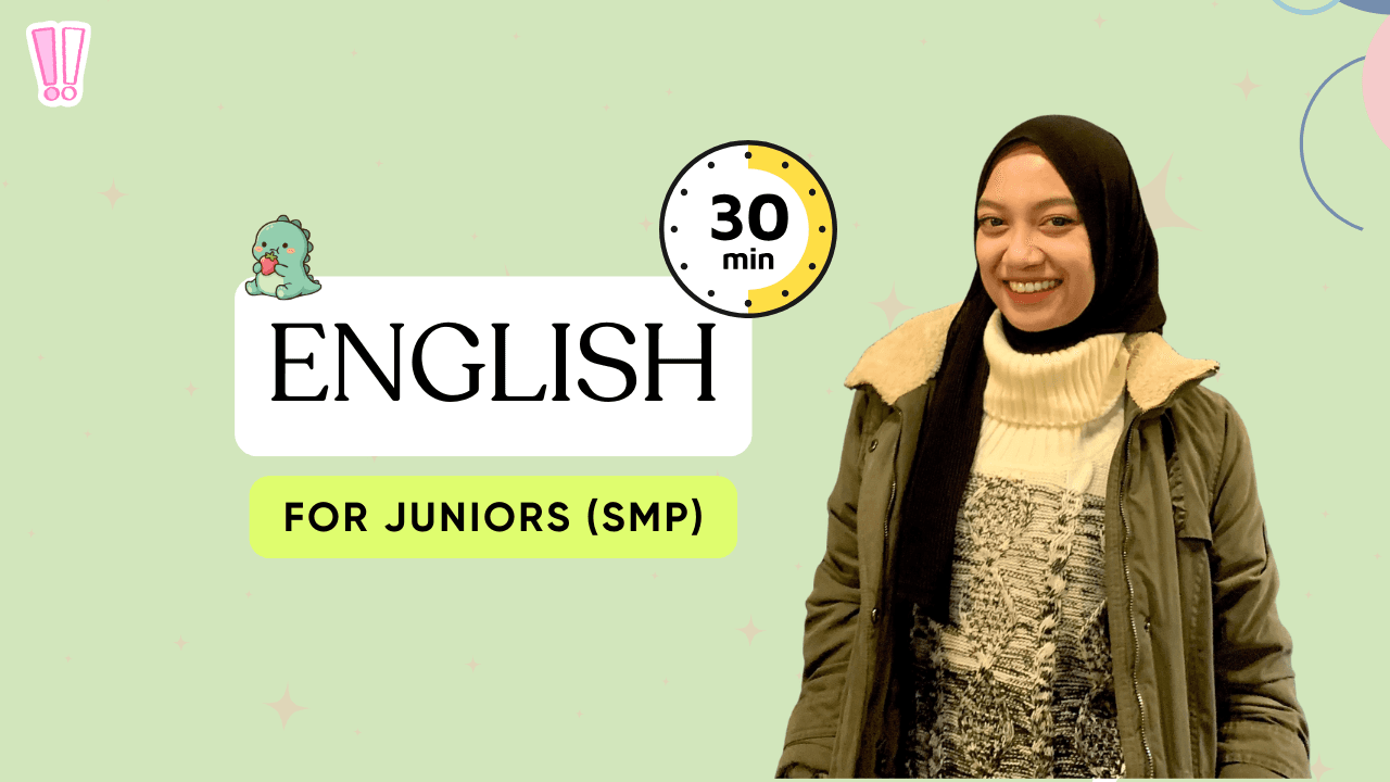 30 Mins English for Juniors (SMP)